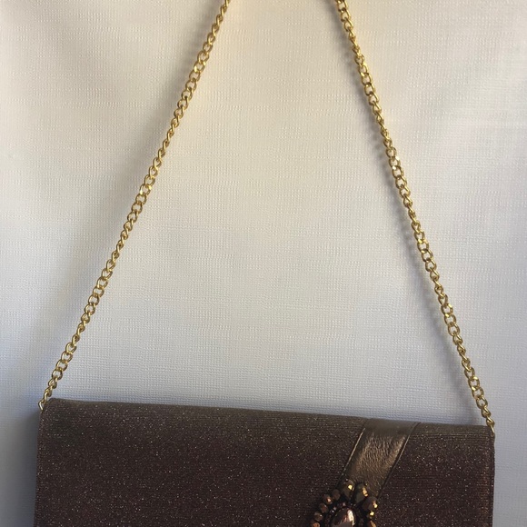 J.Renee Evening Bag Bronze Clutch - Picture 3 of 6